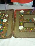 Chocotorta number cake