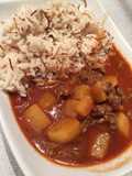 Yakhnie con arroz