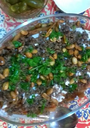صورة لوصفة فتة مكدوس