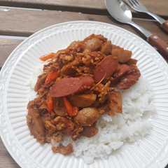 A picture of Nasi gila / nasi gila simple / nasi gila mudah dan gampang.