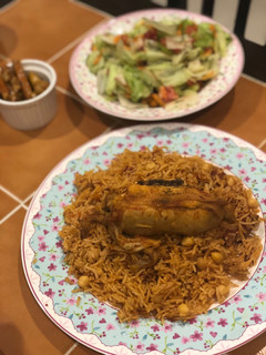 صورة لوصفة رز بخاري على طريقتي 🤗❤️