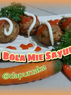 Foto resep 034》Bola-Bola Mie Sayur