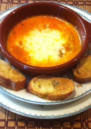 Una foto de Queso derretido a la italiana