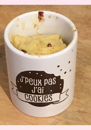 Une photo de Mini mug cake chocolat - pomme