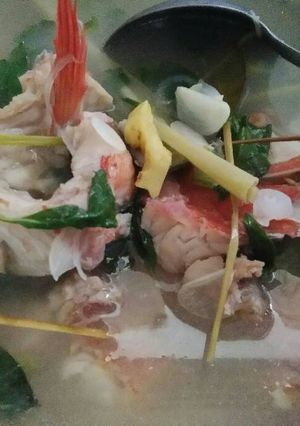 Foto resep Sup ikan kerapu seger