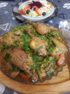 صورة لوصفة غراتان لوبيا ماشطو في الفرن يمي يمي 😋😋😋