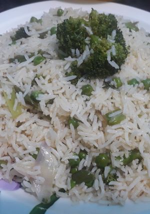 A picture of Green Veg Rice.