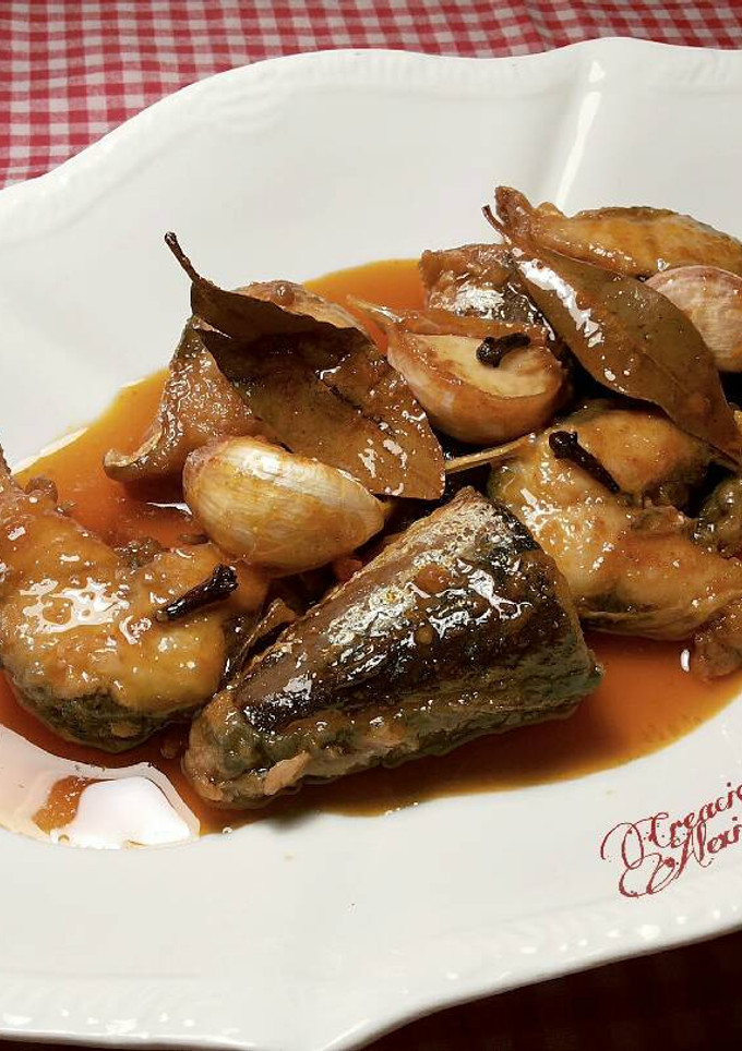 Una foto de Caballas en escabeche