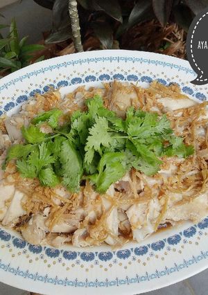 Foto resep Hainan Chicken - Phak Cam Kee - Ayam rebus ala Hakka