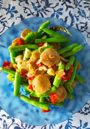 Foto resep Tumis Buncis Bakso #9