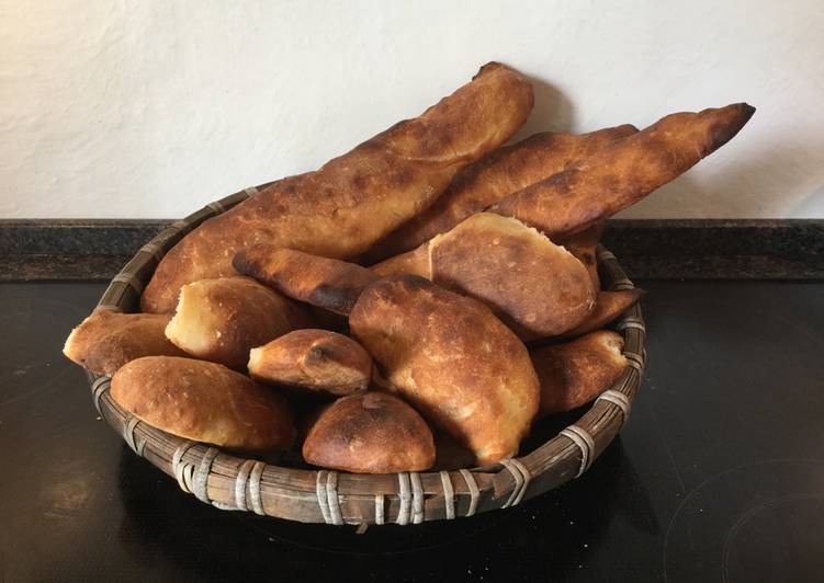 Baguette og boller af manitobamel