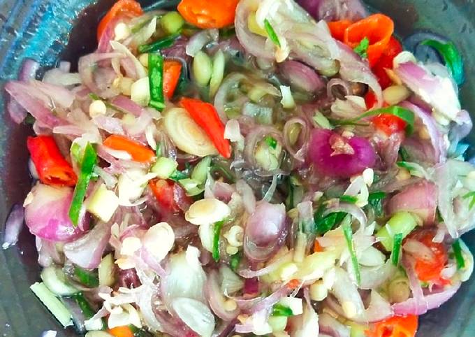 Sambal Matah seadanya