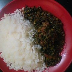 A picture of Rice & Vegetable soup.