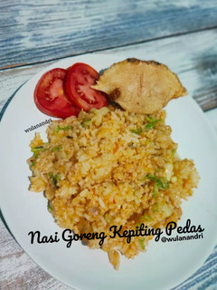 Foto resep Nasi Goreng Kepiting Pedas