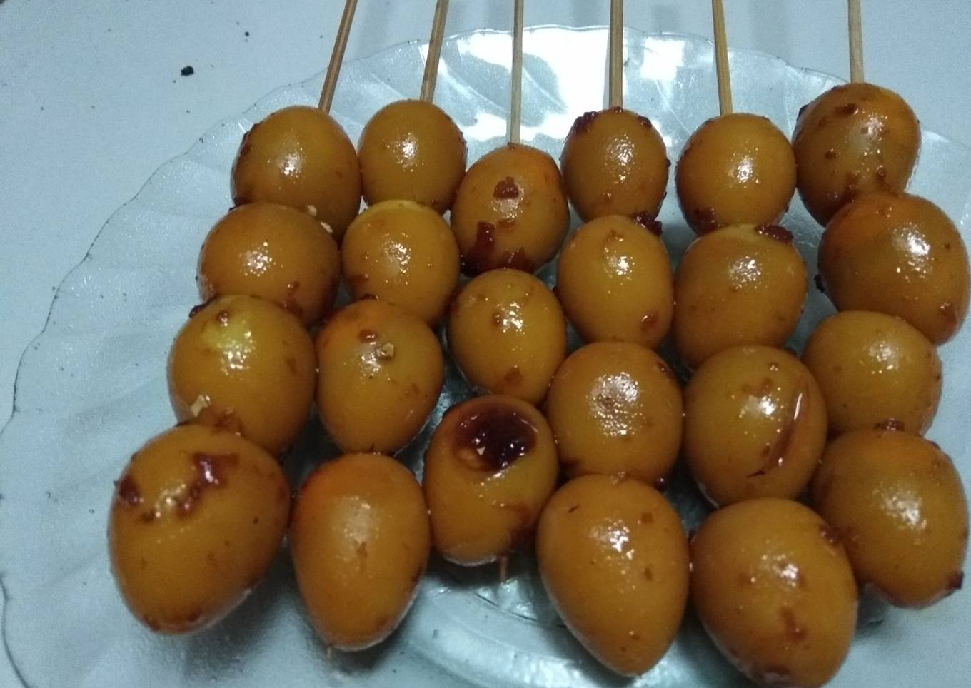 Sate puyuh angkringan