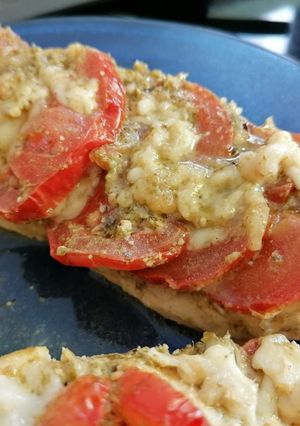 Zsebes pestos csirkemell 💚 recept fotója