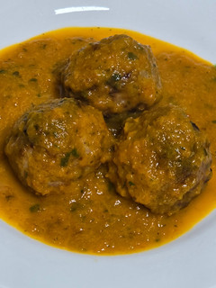 Una foto de Albóndigas con salsa en Airfryer