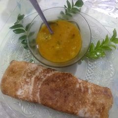 A picture of Masala Dosa sambhar.