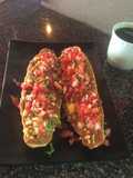Molletes con Frijoles licuados