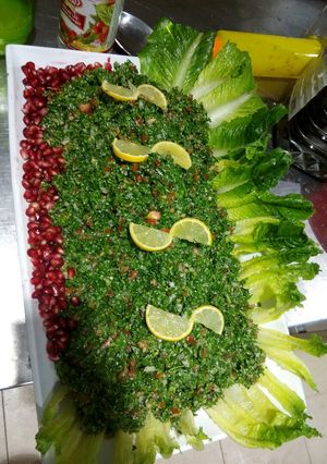 صورة لوصفة تبولة