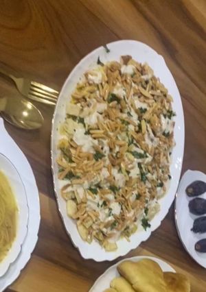 صورة لوصفة فتة شاورما