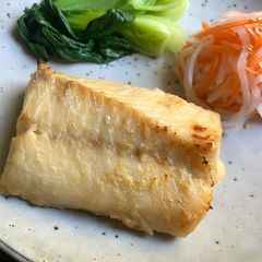 A picture of Miso Cod (Grillede Miso-marinated Cod).