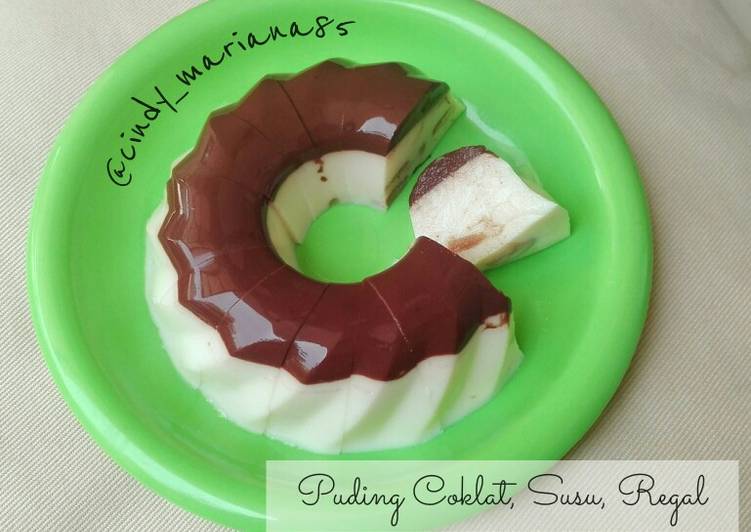 Resep masakan Puding Coklat Susu Regal | Langkah Membuat Puding Coklat Susu Regal Yang Enak Dan Mudah