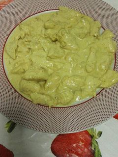 Una foto de Pollo al curry