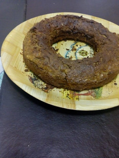 Una foto de Budín de avena y manzanas