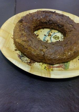Una foto de Budín de avena y manzanas