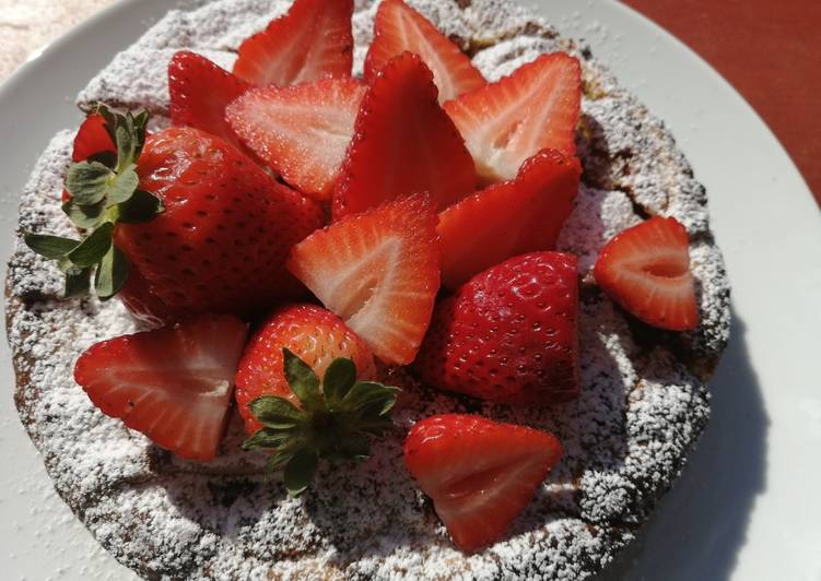 Crostata con frangipane e fragole #dispensadimarzo