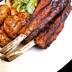 Juicy tender barbeque pork ribs #myfavouriteeasterdishcontest A picture of Juicy tender barbeque pork ribs #myfavouriteeasterdishcontest.