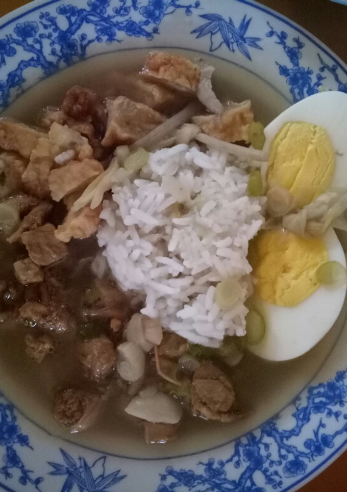 Foto resep Nasi Bakmoy Kaldu Udang
