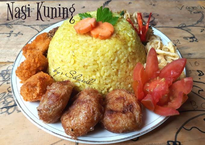 Nasi Kuning Magic Com Simpel Anti Ribet