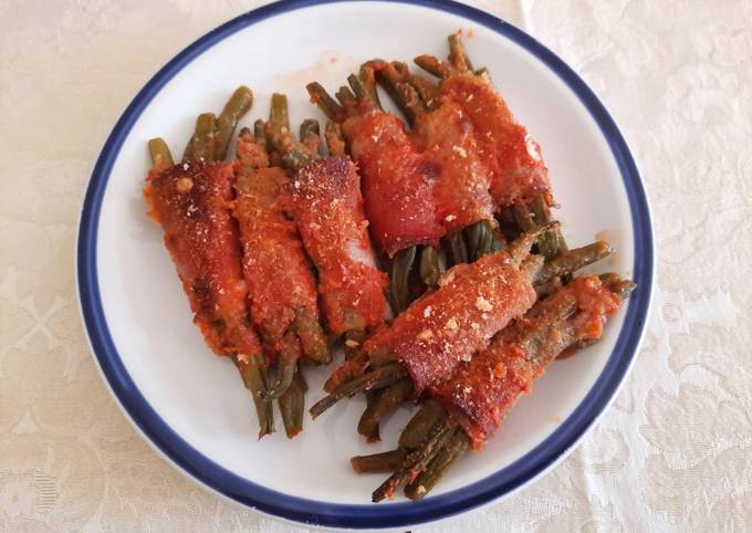 Passaggi a Preparare Veloce Involtini di fagiolini