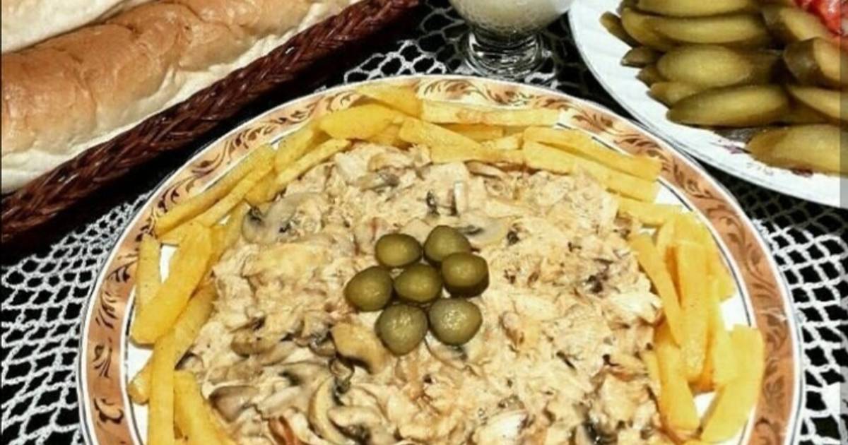 27 دستورغذای ساده و خوشمزه برای خوراک مرغ و قارچ و پنیر پیتزا - کوکپد