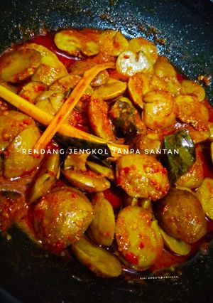 Foto resep Rendang jengkol tanpa santan