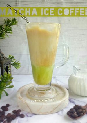 Foto resep Matcha Milk Ice Coffee