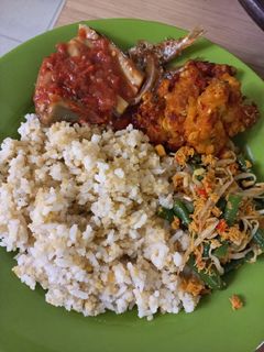 Foto resep Nasi jagung sambal terong