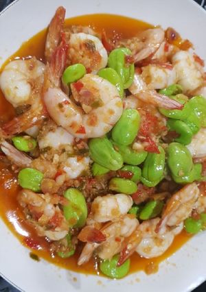 Foto resep Udang sambel petai