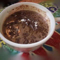 Hot chocolate A picture of Hot chocolate.