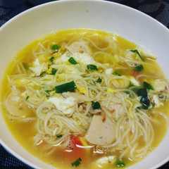 A picture of Misoa Kuah ala Chef Restu.