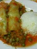 Niño envuelto de pollo con mucho sabor