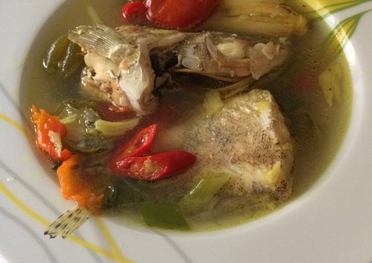 Sup ikan kerapu mudah lezat sehat