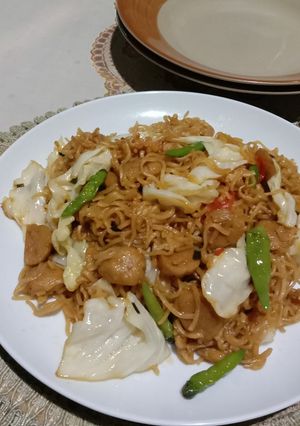 Foto resep Mie goreng bakso