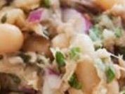 A picture of tuna white beans