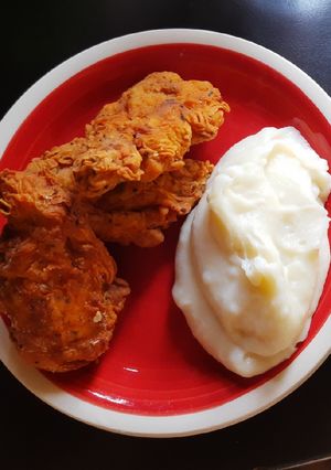 Una foto de Alitas de pollo crujientes