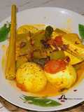Telur Tahu Tempe Labu Kuah Kuning