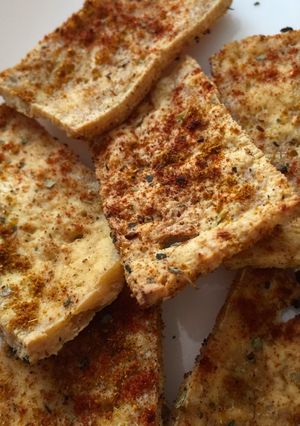 Una foto de Chips de tofu