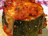 Zucchine rotonde ripiene